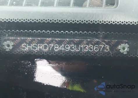 2003 Honda Cr-V Lx z USA, uszkodzony, nr VIN SHSRD78493U133673